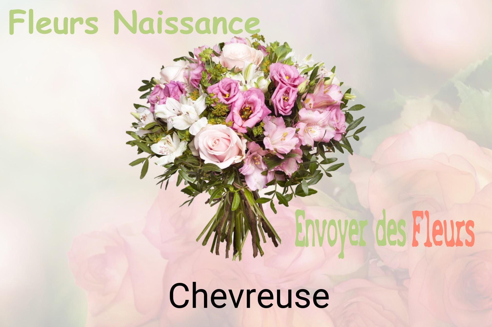 Bouquet de fleurs de naissance livré à Chevreuse